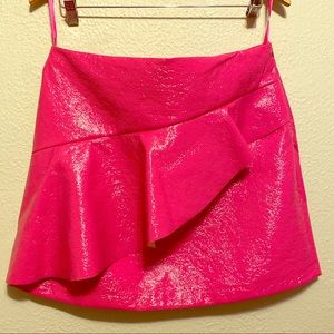 River Island faux leather skirt Size 16 NWT